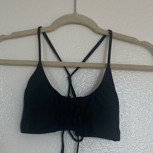 Black bikini top